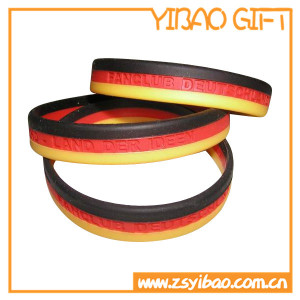 Custom Mixed Color Silicone Wristband for Sports (YB-SW-10)